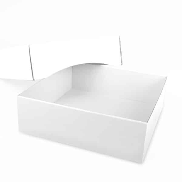 pudełko wielkanocne białe pisanka z uszami widok dna